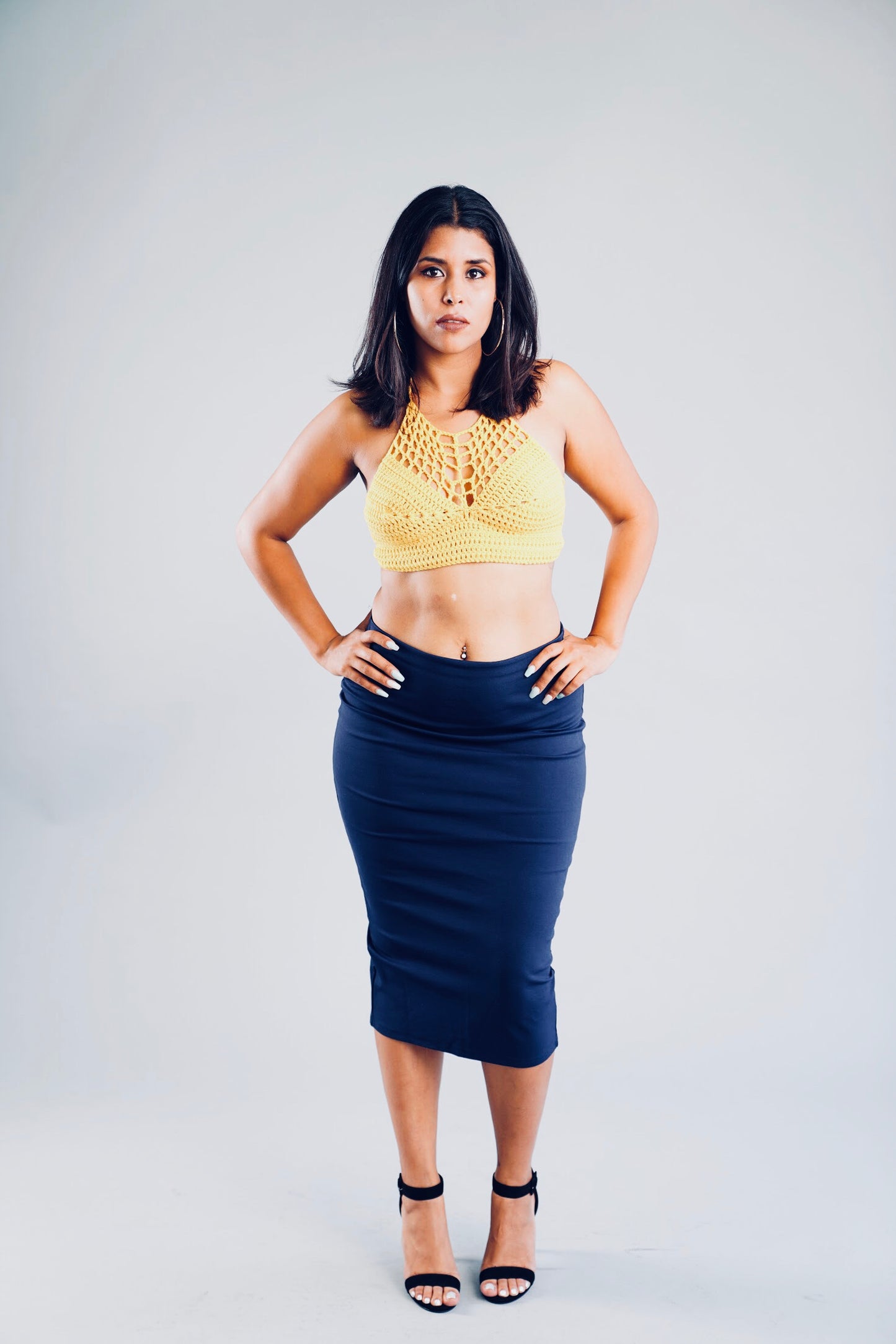 Ponte pencil skirt